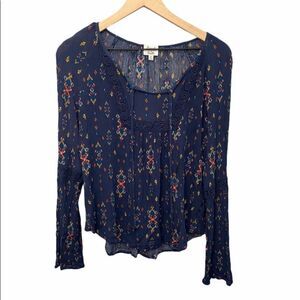 Sunset & sixth floral boho blouse Xs